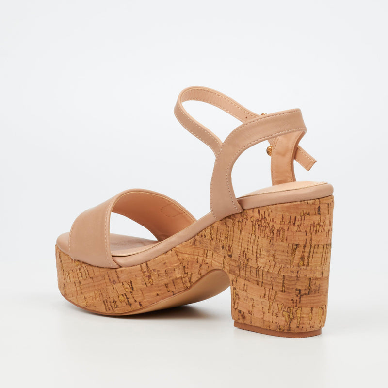 MIss Black Honey 5 Heel - Taupe footwear Miss Black   