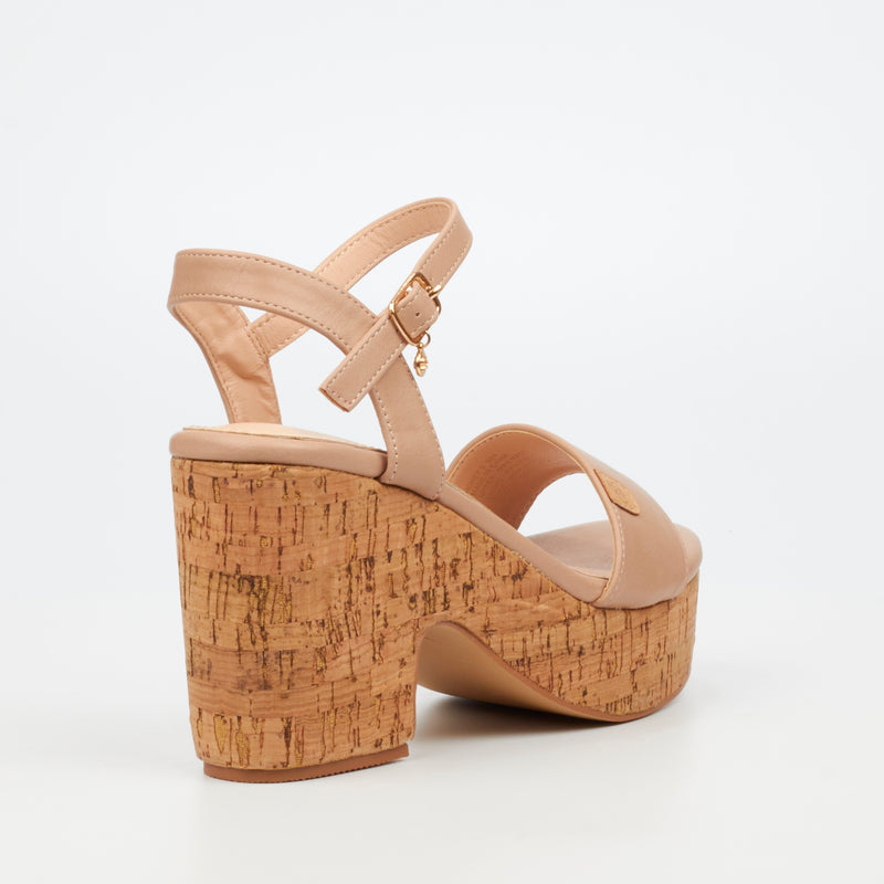 MIss Black Honey 5 Heel - Taupe footwear Miss Black   