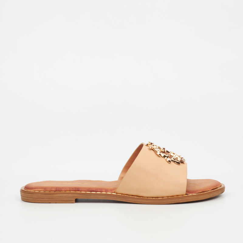 Miss Black Honor 2 Sandal - Nude footwear Miss Black   