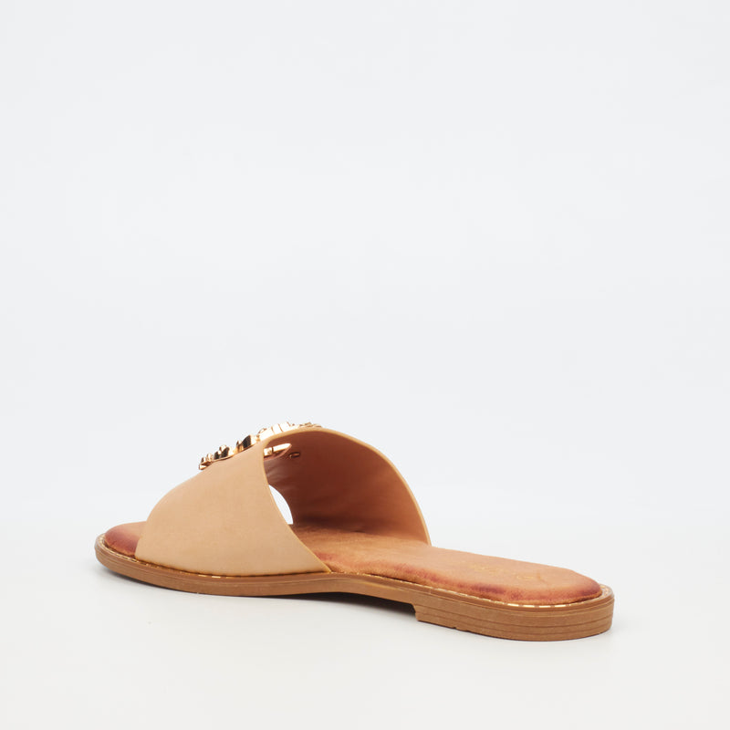 Miss Black Honor 2 Sandal - Nude footwear Miss Black   