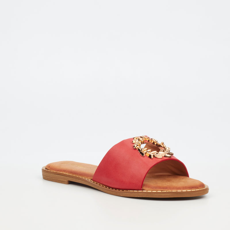 MIss Black Honor 2 Sandal - Red footwear Miss Black   