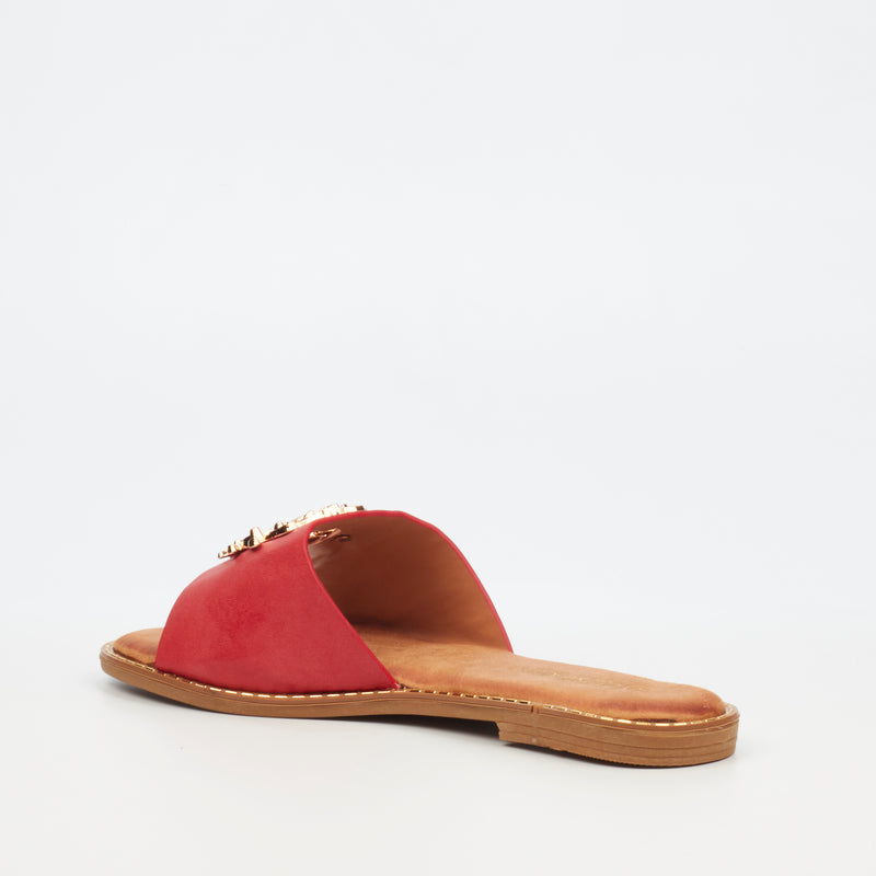 MIss Black Honor 2 Sandal - Red footwear Miss Black   