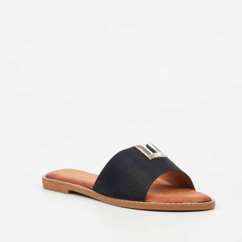 Miss Black Honor 3 Sandal - Black footwear Miss Black   