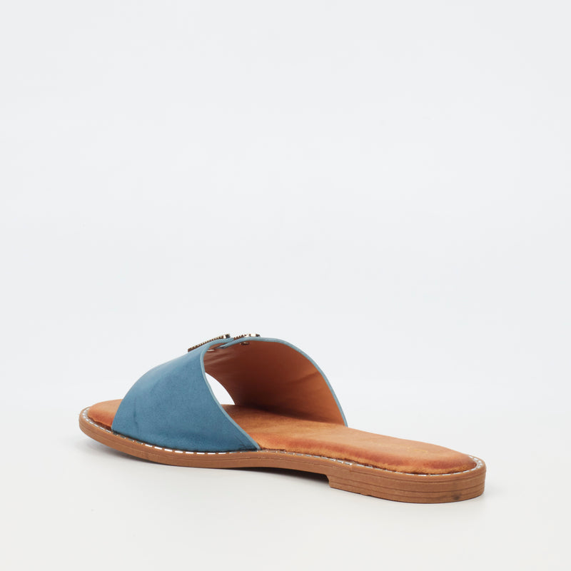 MIss Black Honor 3 Sandal - Blue footwear Miss Black   