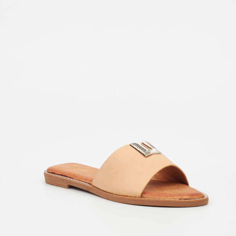 Miss Black Honor 3 Sandal - Nude footwear Miss Black   