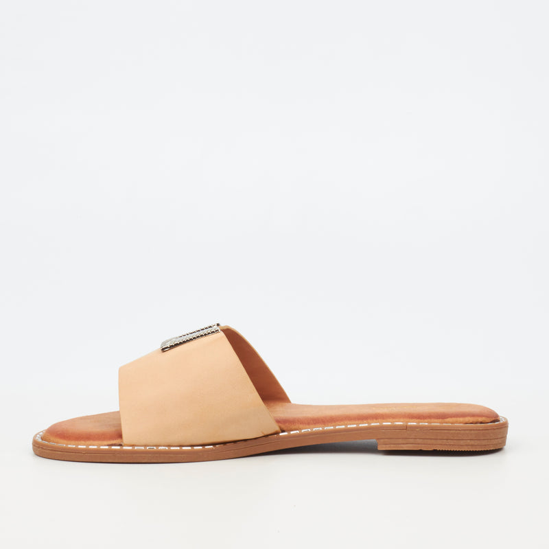 Miss Black Honor 3 Sandal - Nude footwear Miss Black   