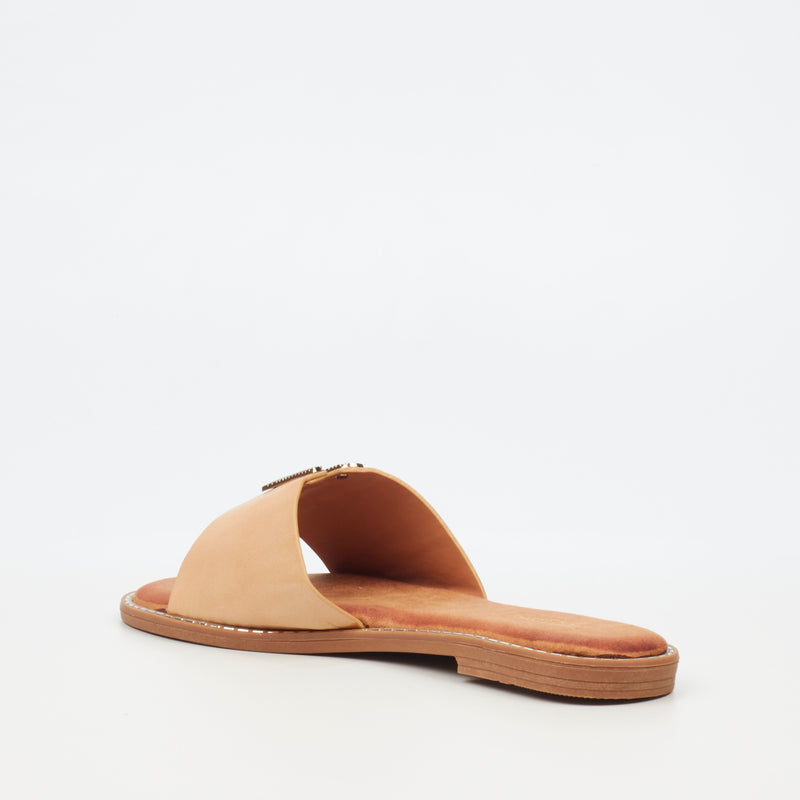 Miss Black Honor 3 Sandal - Nude footwear Miss Black   