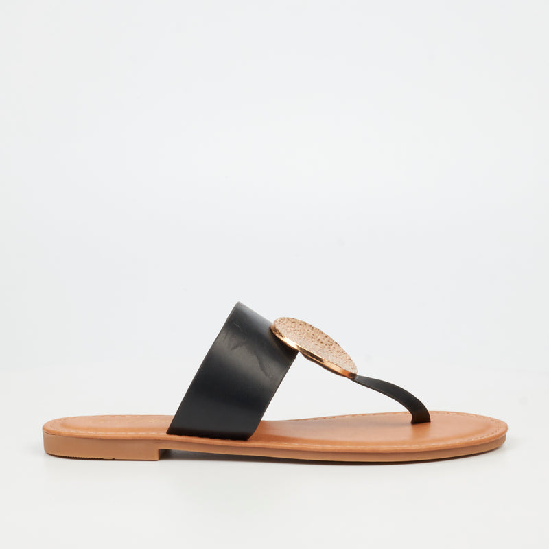 Miss Black Honor 5 Sandal - Black footwear Miss Black