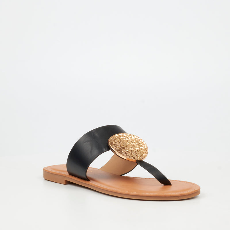 Miss Black Honor 5 Sandal - Black footwear Miss Black