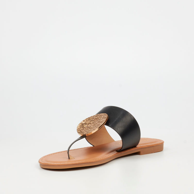 Miss Black Honor 5 Sandal - Black footwear Miss Black