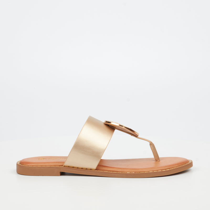 MIss Black Honor 5 Sandal - Champagne footwear Miss Black