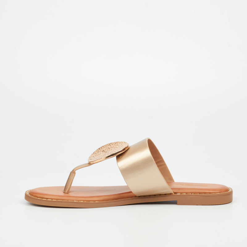 MIss Black Honor 5 Sandal - Champagne footwear Miss Black
