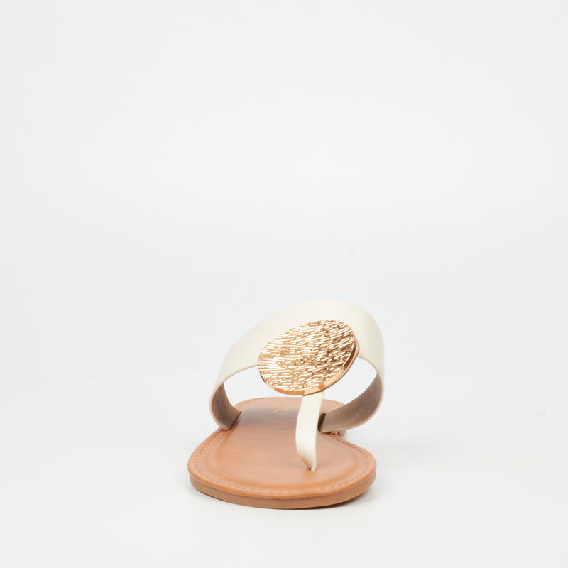 Miss Black Honor 5 Sandal - White footwear Miss Black