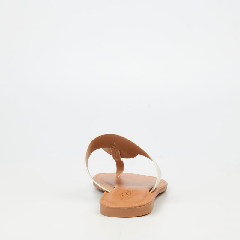 Miss Black Honor 5 Sandal - White footwear Miss Black