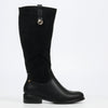 Butterfly Feet Huda 18 High Boots - Black footwear Butterfly Feet