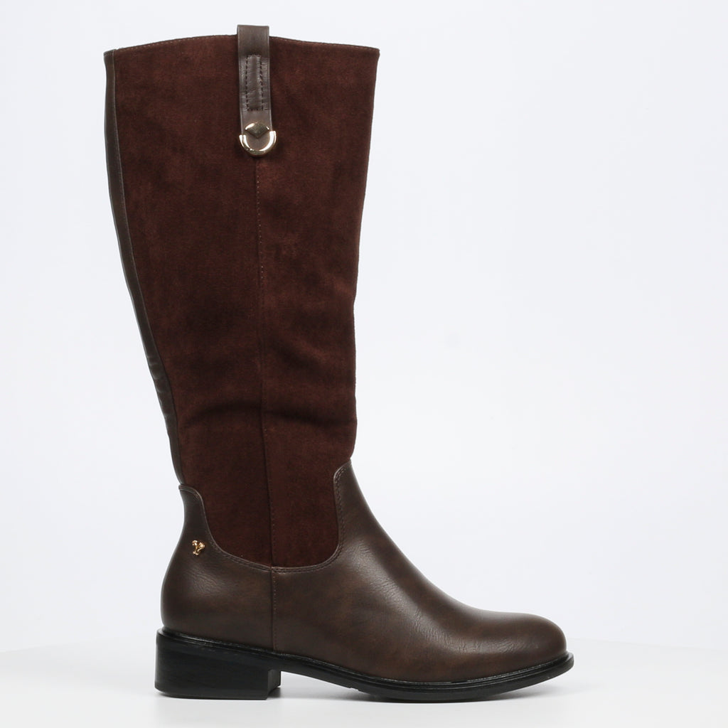 Butterfly Feet Huda 18 High Boots - Chocolate footwear Butterfly Feet