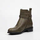 Butterfly Feet Huda 23 Ankle Boot - Olive footwear Butterfly Feet