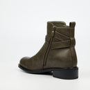 Butterfly Feet Huda 23 Ankle Boot - Olive footwear Butterfly Feet