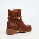 Butterfly Feet Huda 23 Ankle Boot - Tan footwear Butterfly Feet