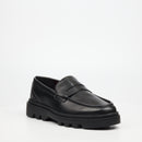 Mazerata Hugi 4 Faux Wax Shoe - Black footwear Mazerata