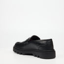 Mazerata Hugi 4 Faux Wax Shoe - Black footwear Mazerata