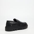 Mazerata Hugi 4 Faux Wax Shoe - Black footwear Mazerata