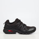 Urbanart Hyke 1 Mesh / Faux Wax Sneaker - Black