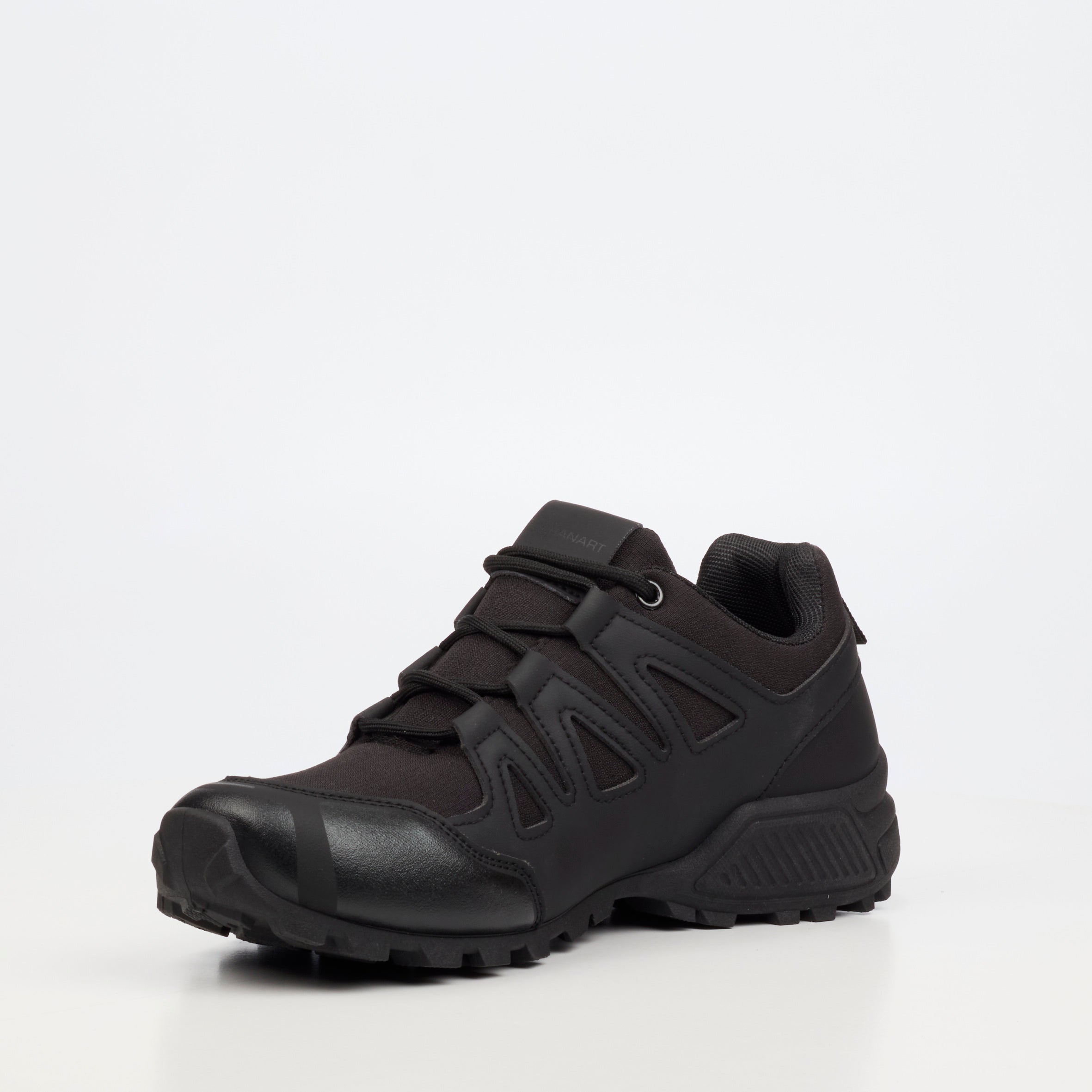 Urbanart Hyke 1 Mesh / Faux Wax Sneaker - Black footwear Urbanart
