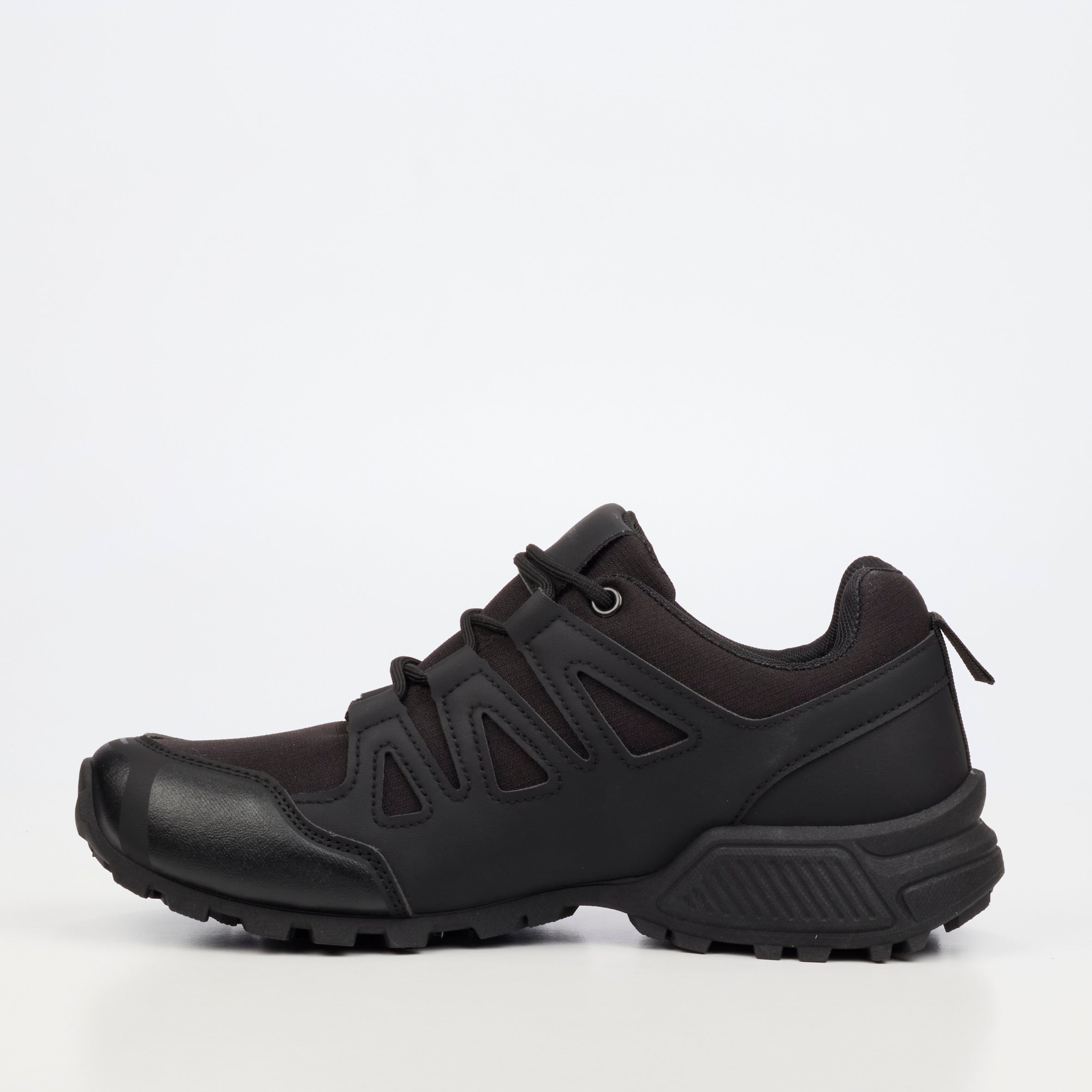 Urbanart Hyke 1 Mesh / Faux Wax Sneaker - Black footwear Urbanart