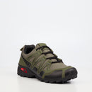 Urbanart Hyke 1 Mesh / Faux Wax Sneaker - Olive