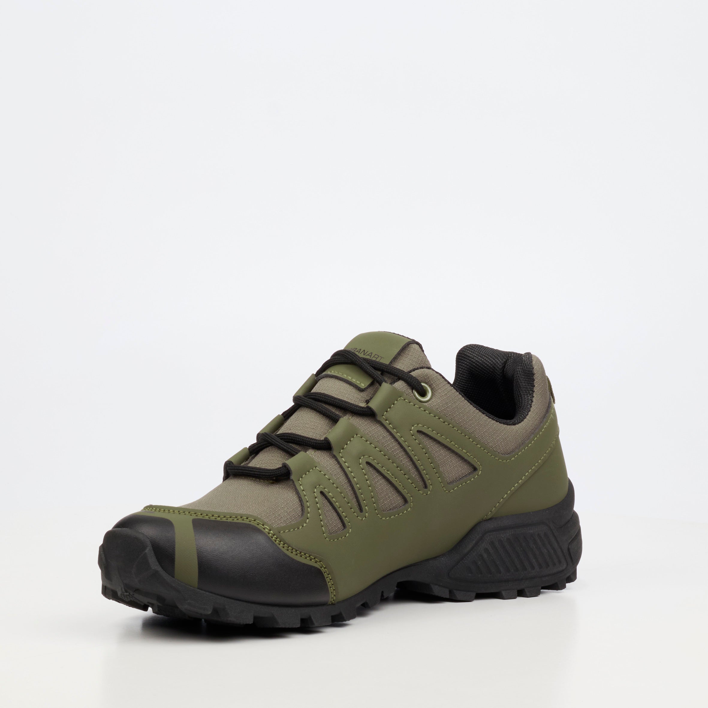Urbanart Hyke 1 Mesh / Faux Wax Sneaker - Olive footwear Urbanart