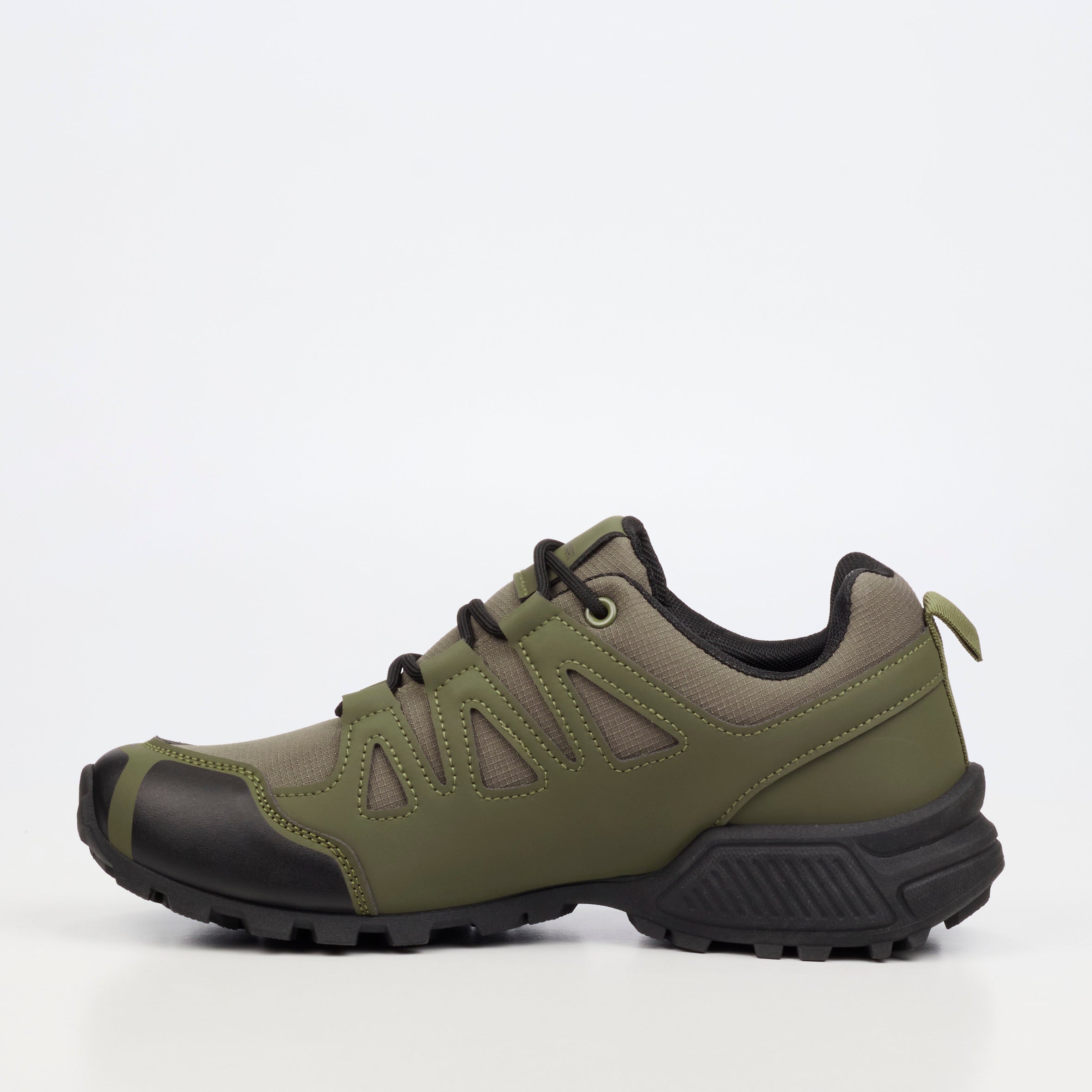 Urbanart Hyke 1 Mesh / Faux Wax Sneaker - Olive footwear Urbanart