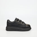 Urbanart Hype 12 Faux Wax Sneaker - Black (kids) footwear UBRT