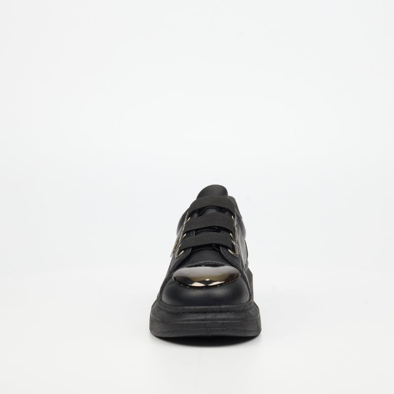 Urbanart Hype 12 Faux Wax Sneaker - Black (kids)