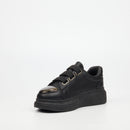 Urbanart Hype 12 Faux Wax Sneaker - Black (kids) footwear UBRT