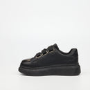Urbanart Hype 12 Faux Wax Sneaker - Black (kids) footwear UBRT