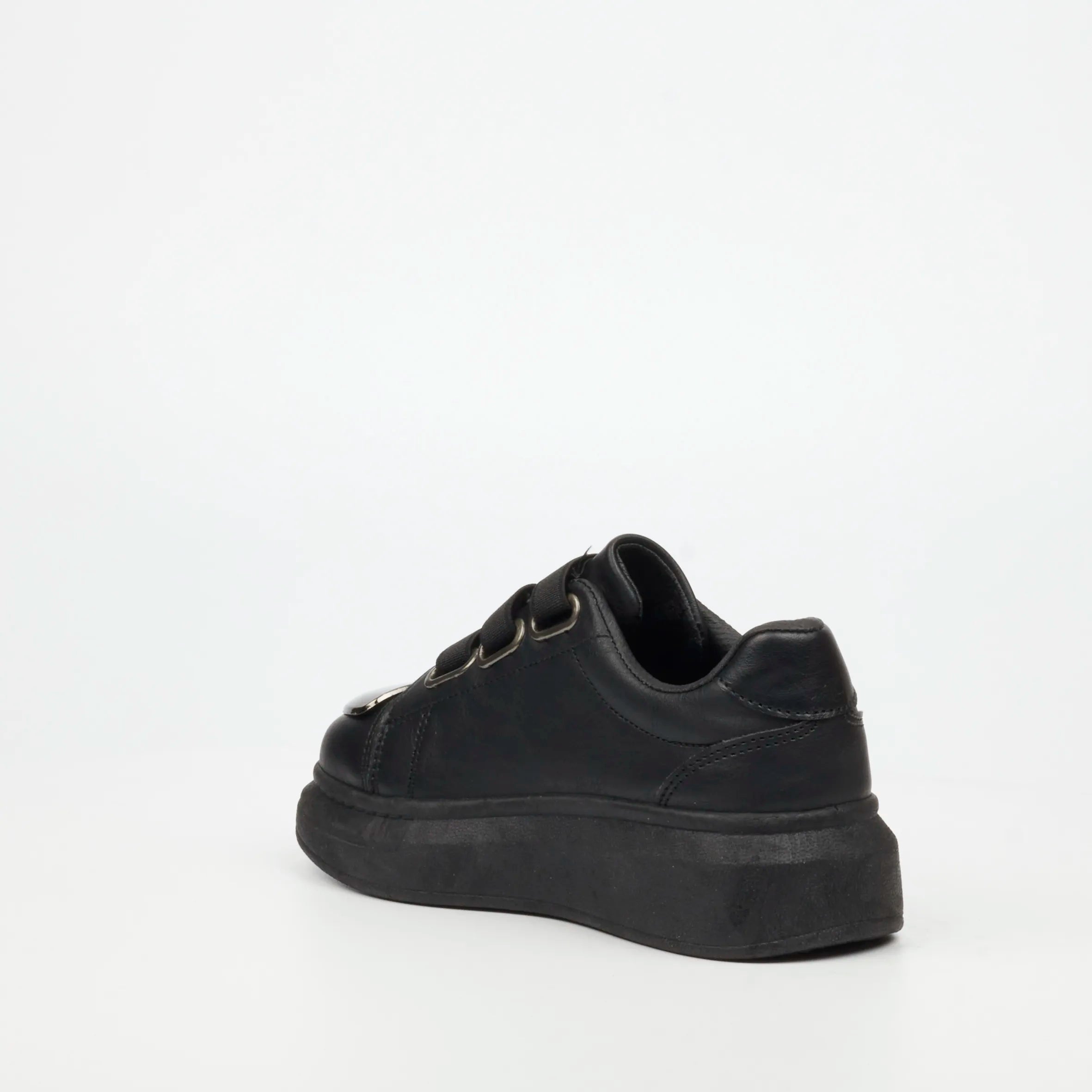 Urbanart Hype 12 Faux Wax Sneaker - Black (Kids)