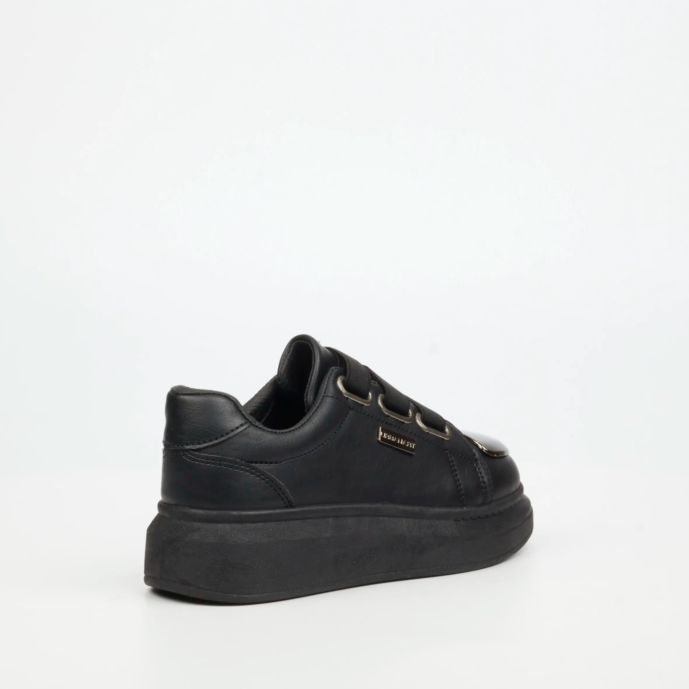 Urbanart Hype 12 Faux Wax Sneaker - Black (Kids)
