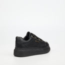 Urbanart Hype 12 Faux Wax Sneaker - Black (kids) footwear UBRT