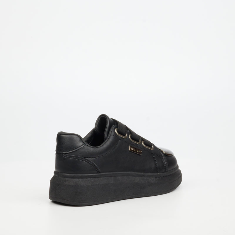 Urbanart Hype 12 Faux Wax Sneaker - Black (kids)