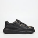 Urbanart Hype 12 Faux Wax Sneaker - Black footwear UBRT
