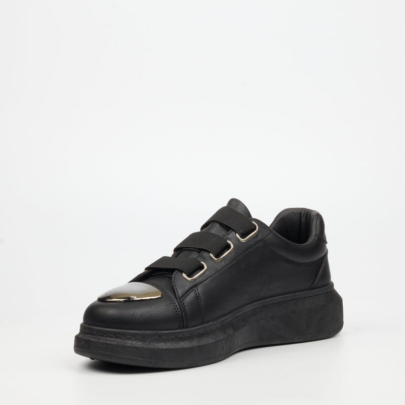 Urbanart Hype 12 Faux Wax Sneaker - Black