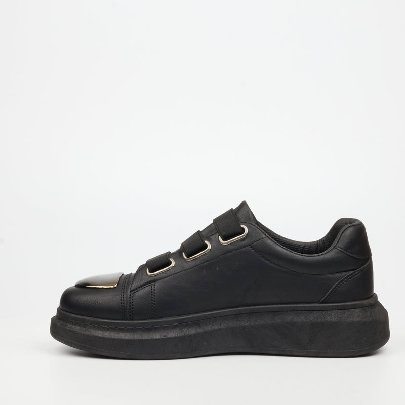 Urbanart Hype 12 Faux Wax Sneaker - Black