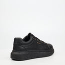 Urbanart Hype 12 Faux Wax Sneaker - Black footwear UBRT
