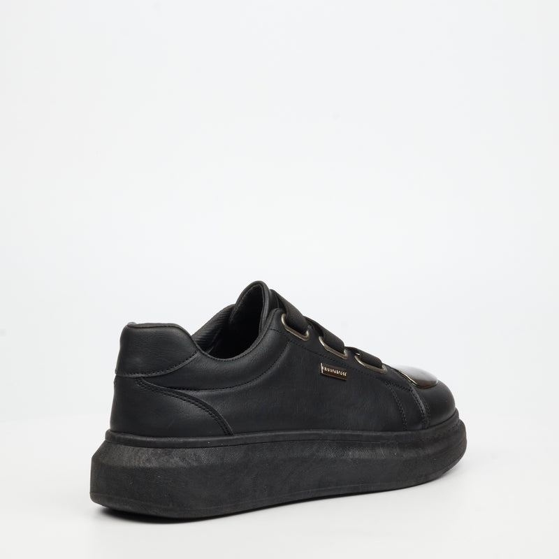 Urbanart Hype 12 Faux Wax Sneaker - Black