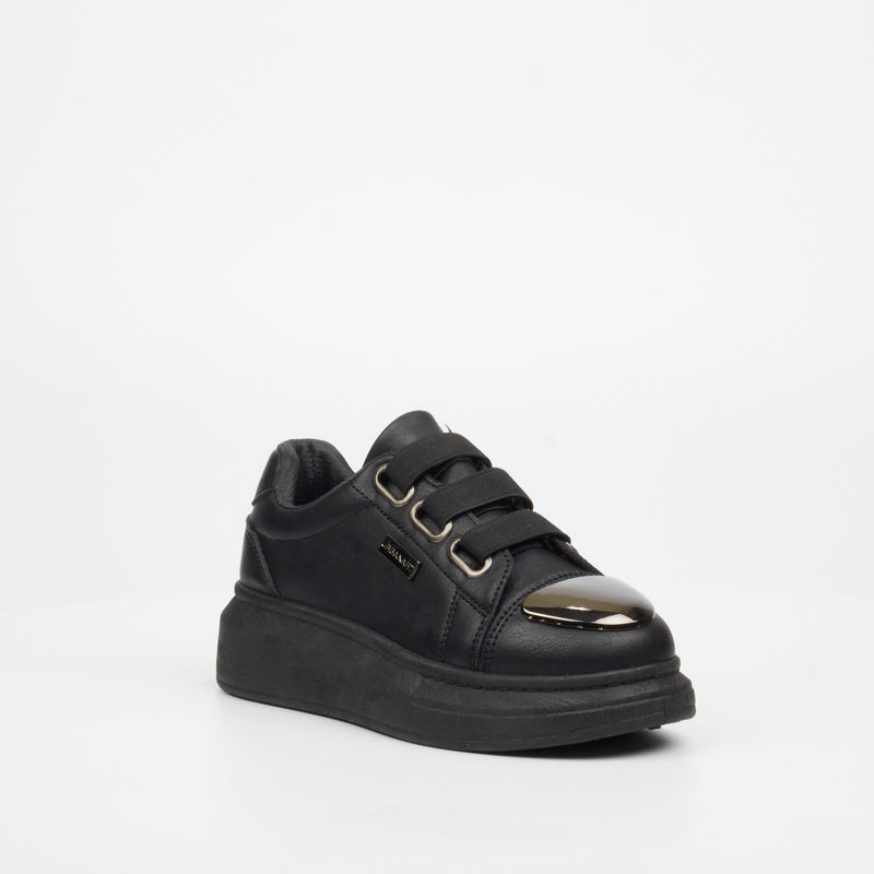 Urbanart Hype 12 Faux Wax Sneaker - Black (youth)