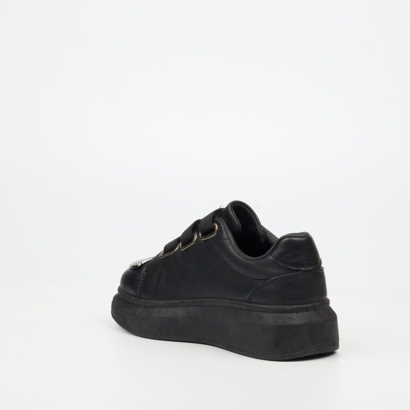 Urbanart Hype 12 Faux Wax Sneaker - Black (youth)
