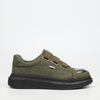 Urbanart Hype 12 Faux Wax Sneaker - Olive footwear UBRT