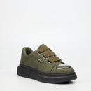 Urbanart Hype 12 Faux Wax Sneaker - Olive footwear UBRT