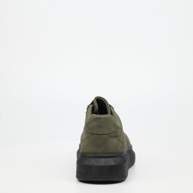 Urbanart Hype 12 Faux Wax Sneaker - Olive
